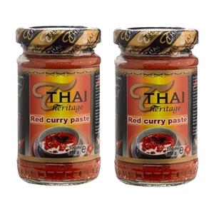 Thai Heritage Red Curry Paste 2 Pack (110g Per Jar)
