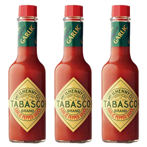 Tabasco Garlic Pepper Sauce 3 Pack (60ml Per Bottle)