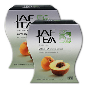 Jaf Tea Peach & Apricot Tea 2 Pack (100 Count per pack)