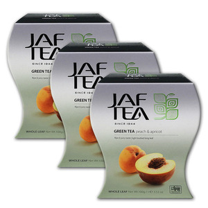 Jaf Tea Peach & Apricot Tea 3 Pack (100 Count per pack)