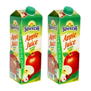 Sunfresh Apple Juice 2 Pack (1L Per Pack)