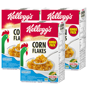 Kellogg's Corn Flakes 3 Pack (500g per pack)