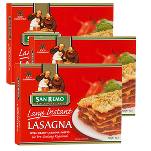 San Remo Large Instant Lasagna 3 Pack (250g per pack)
