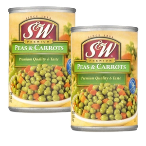 S&W Peas & Carrots 2 Pack (411g Per Can)