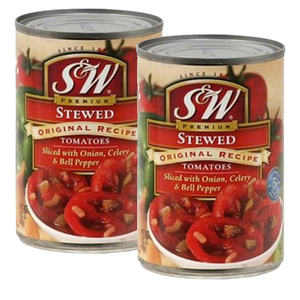 S&W Stewed Original Recipe Tomatoes 2 Pack (411g Per Can)