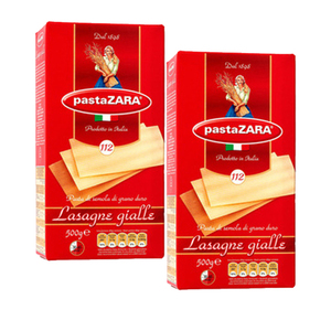Pasta ZARA 112 Lasagna Gialle 2 Pack (500g Per Pack)