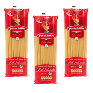 Pasta ZARA 13 Flat Tagliatelle 3 Pack (500g Per Pack)