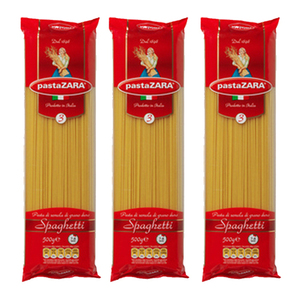 Pasta ZARA 3 Spaghetti 3 Pack (500g Per Pack)