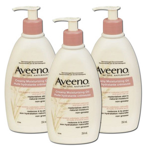 Aveeno Creamy Moisturizing Oil 3 Pack (354ml per bottle)