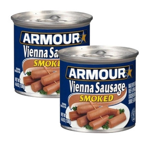 Armour Star Vienna Sausage Smoked 2 Pack (130g Per Can)