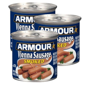 Armour Star Vienna Sausage Smoked 3 Pack (130g Per Can)