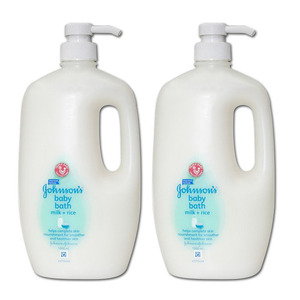 Johnson & Johnson Baby Milk Bath 2 Pack (1L per bottle)