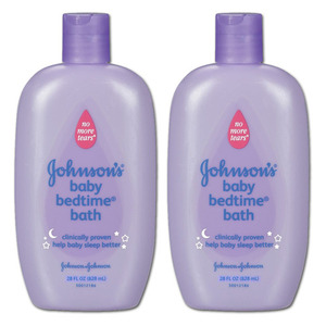 Johnson & Johnson Bed Time Bath 2 Pack (828ml per bottle)