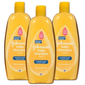 Johnson & Johnson Baby Shampoo 3 Pack (591ml per bottle)