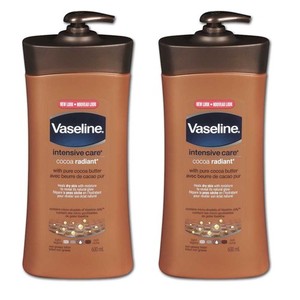 Vaseline Cocoa Radiant Lotion 2 Pack (600ml per pack)