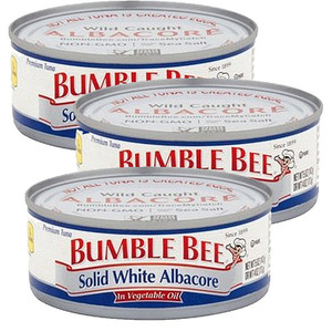 Bumble Bee Solid White Albacore in Vegetable Oil Tuna 3 Pack (142g Per Can)