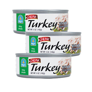 Bristol Chunk Turkey with Broth 3 Pack (142g Per Can)
