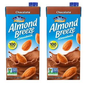 Blue Diamond Almond Breeze Chocolate Almondmilk 2 Pack (946ml Per Pack)