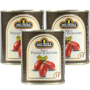 Molinera Whole Peeled Tomatoes 3 Pack (400g Per Can)
