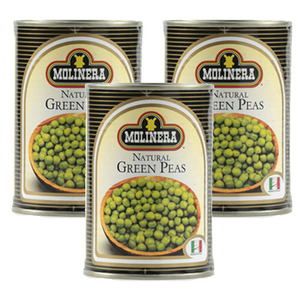 Molinera Green Peas 3 Pack (400g Per Can)