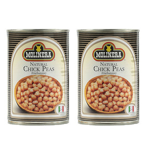 Molinera Natural Chick Peas 2 Pack (400g Per Can)
