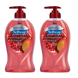 Softsoap Pomegranate & Mango Handsoap 2 Pack (332ml per bottle)