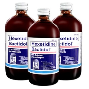 Bactidol Oral Anti Septic 3 Pack (500ml per bottle)