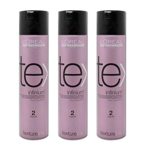 L'Oreal Infinium Hair Spray 3 Pack (224ml per can)