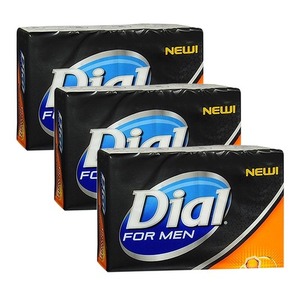 Dial Men Power Scrub Soap Bar 3 Pack (113g per pack)