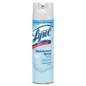 Lysol Crisp Linen Scent Disinfectant Spray 510g