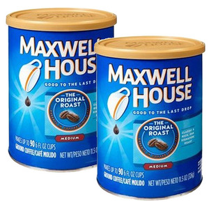 Maxwell House Original Roast Ground Coffee 2 Pack (311g Per Can)