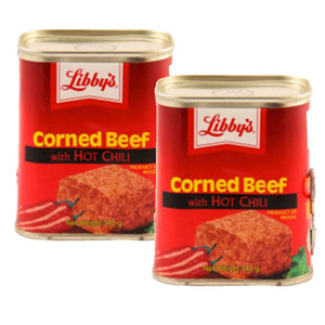Libby's Corned Beef with Hot Chilli 2 Pack (340g Per Can)