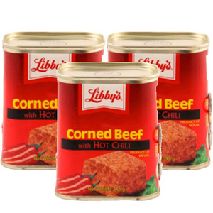 Libby's Corned Beef with Hot Chilli 3 Pack (340g Per Can)