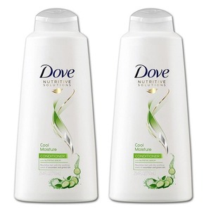 Dove Cool Moisture Conditioner 2 Pack (750ml per bottle)