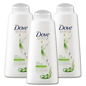 Dove Cool Moisture Conditioner 3 Pack (751ml per bottle)