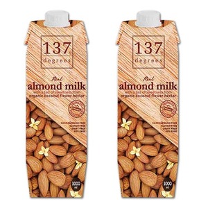 137 Degrees Almond Milk Original 2 Pack (1L per pack)