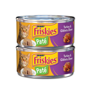 Purina Friskies Pate Turkey & Giblets Dinner 2 Pack (156g per can)