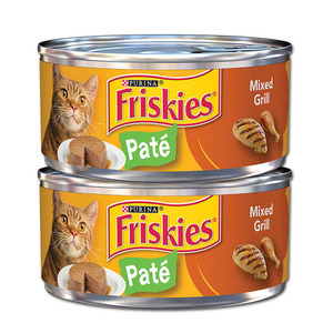 Purina Friskies Pate Mixed Grill 2 Pack (156g per can)