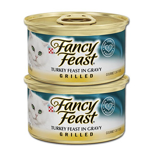 Purina Fancy Feast Turkey Feast in Gravy Grilled 2 Pack (85g per can)