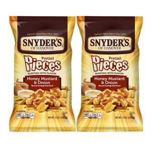 Snyder's of Hanover Pretzel Pieces Honey Mustard & Onion 2 Pack (340.2g of pack)
