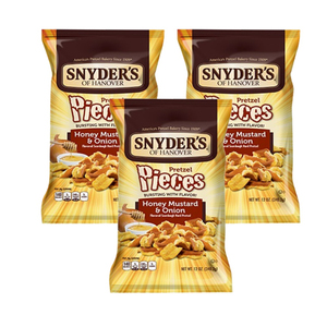 Snyder's of Hanover Pretzel Pieces Honey Mustard & Onion 3 Pack (340.2g of pack)