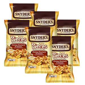 Snyder's of Hanover Pretzel Pieces Honey Mustard & Onion 6 Pack (340.2g of pack)