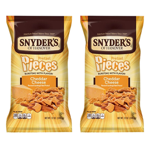 Snyder's of Hanover Pretzel Pieces Cheddar Cheese 2 Pack (340.2g per pack)