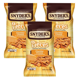 Snyder's of Hanover Pretzel Pieces Cheddar Cheese 3 Pack (340.2g per pack)