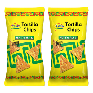 Zanuy Tortilla Chips Natural 2 Pack (454g per pack)