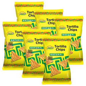 Zanuy Tortilla Chips Natural 6 Pack (454g per pack)
