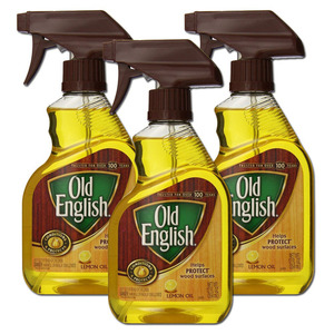 Old English Lemon Oil Trigger Sprayer 3 Pack (354ml per pack)