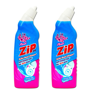 Zip Floral Toilet Bowl Cleaner 2 Pack (500ml per pack)