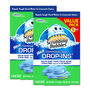 Scrubbing Bubbles Drop-Ins Toilet Cleaner 2 Pack (5's per box)