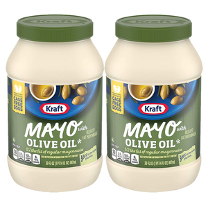 Kraft Olive Oil Mayo 2 Pack (887ml per jar)